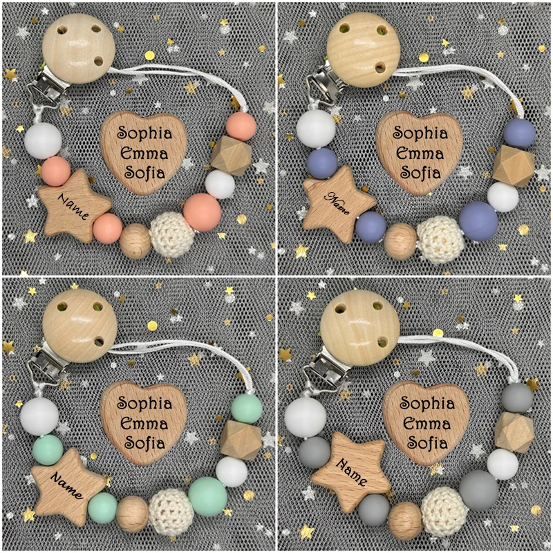 NEW Custom Name Handmade Perso - Baby Pacifier Clip review and price