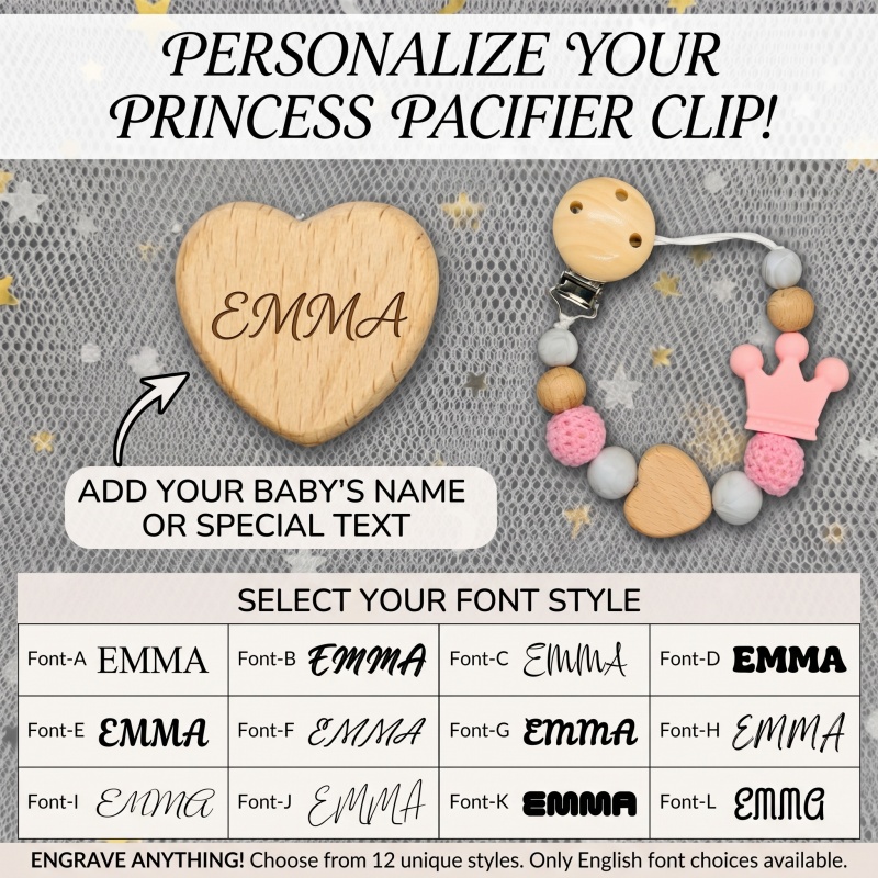 Personalized Baby Pacifier Cli - Baby Pacifier Clip review and price