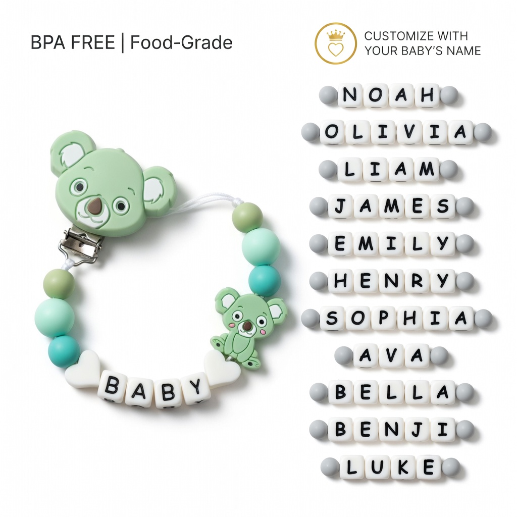 Silicone Baby Pacifier Clip Te - Baby Pacifier Clip review and price
