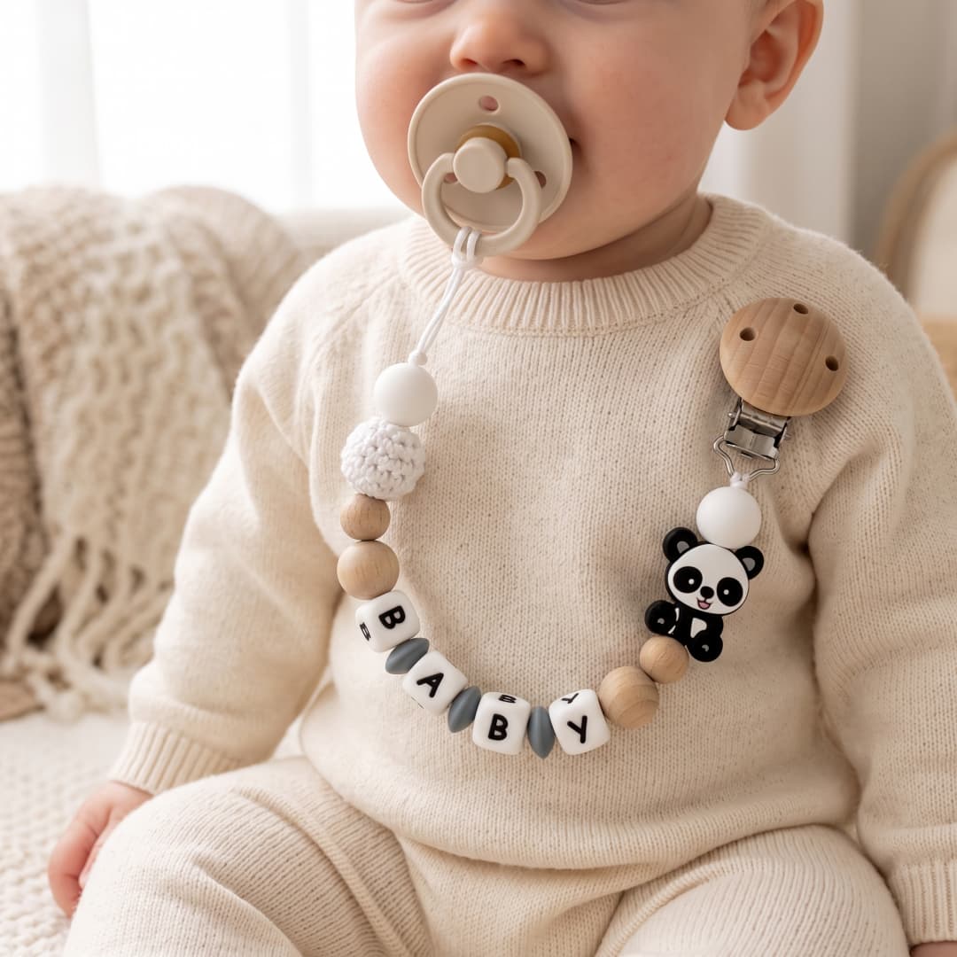 Custom Name Baby Pacifier Clip - Baby Pacifier Clip review and price