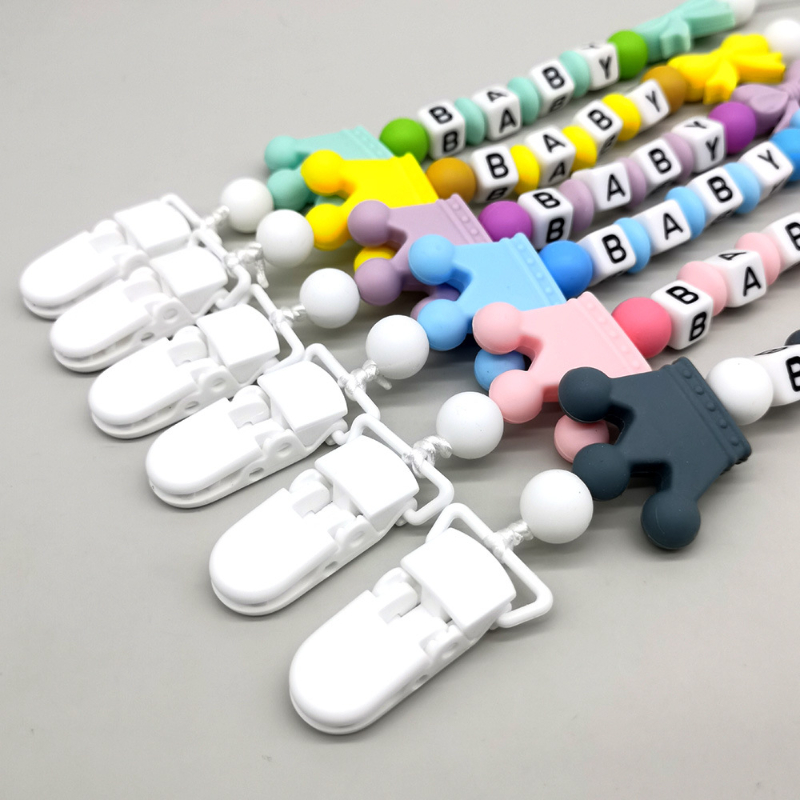 Crown Bow Silicone Pacifier Cl - Baby Pacifier Clip review and price