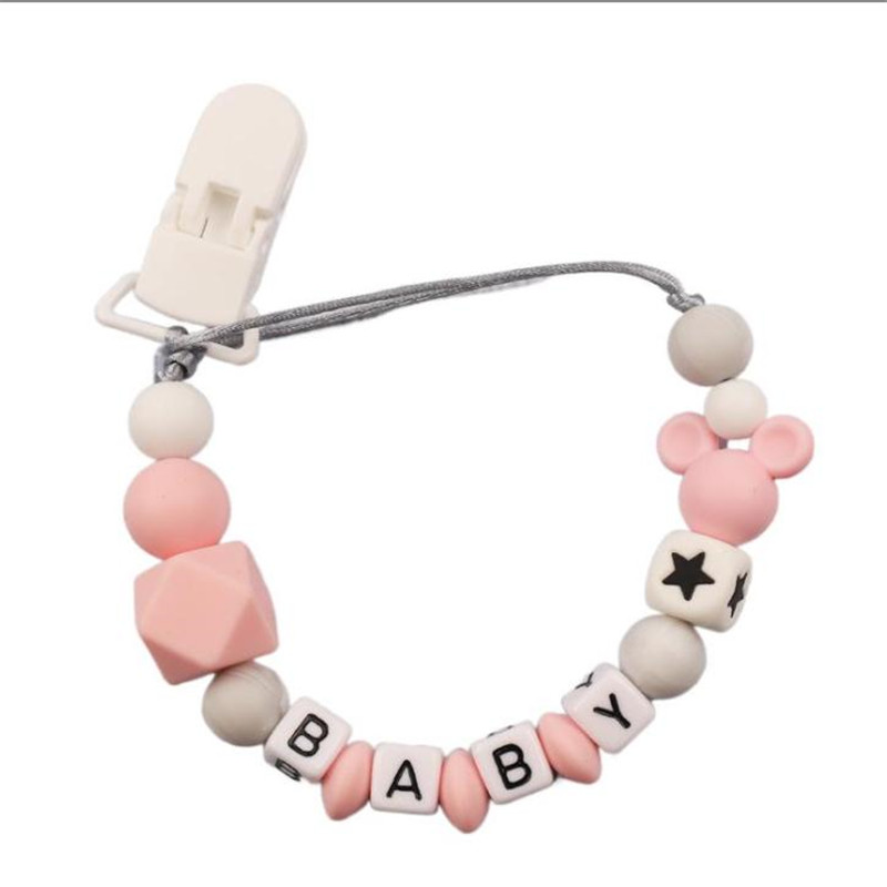 Baby Personalized Name Silicon - Baby Pacifier Clip review and price