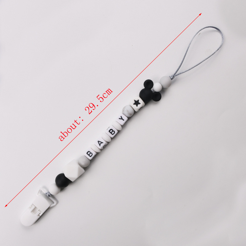 Baby Personalized Name Silicon - Baby Pacifier Clip review and price