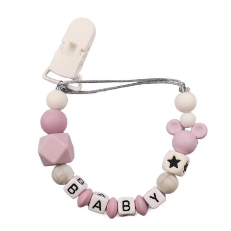 Baby Personalized Name Silicon - Baby Pacifier Clip review and price